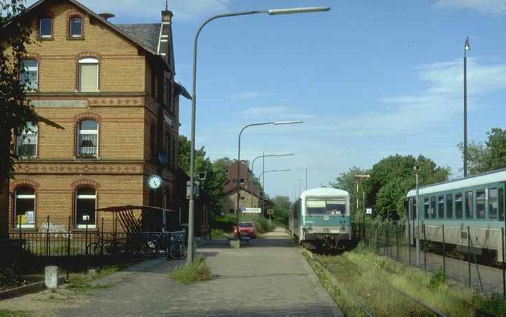 Zugkreuzung in Saulheim